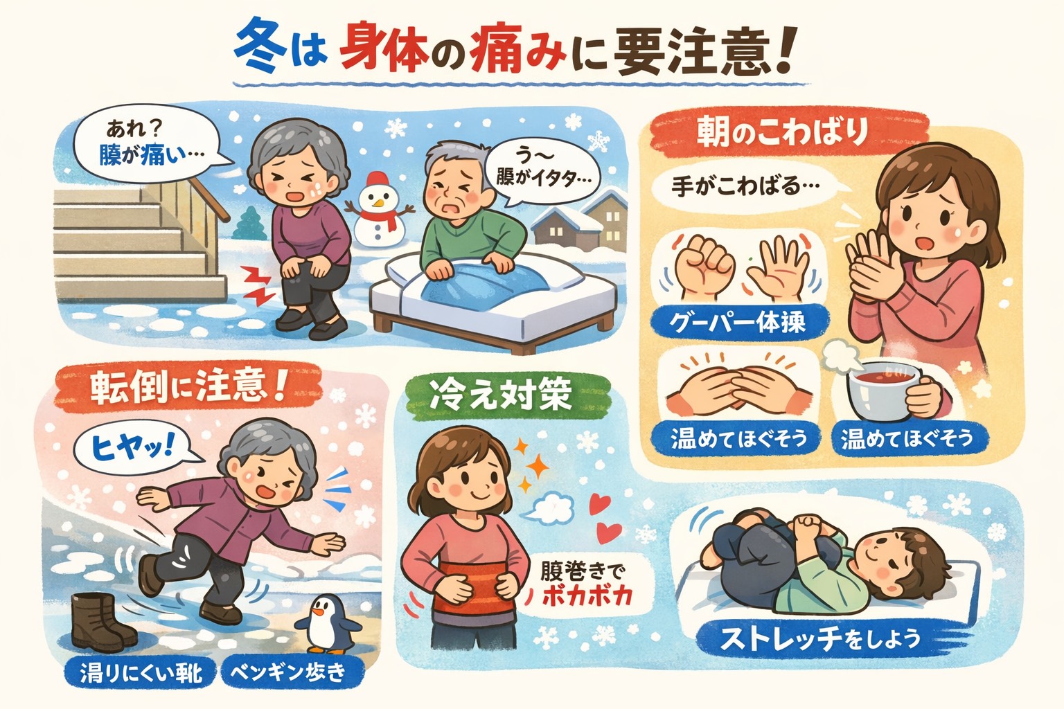 記事 冬になると身体が痛い… それ、あなただけじゃないです!のアイキャッチ画像